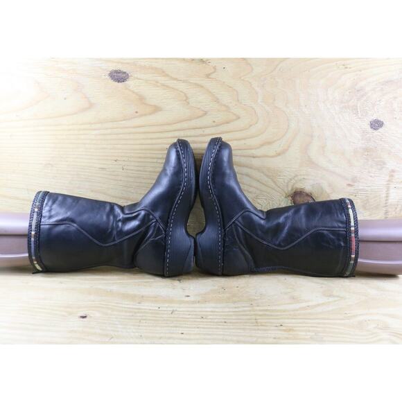 Durango Boots Womens 10M Black Leather Eclipse Flower Me In Love RD3840 Zip Shoe - Picture 4 of 6